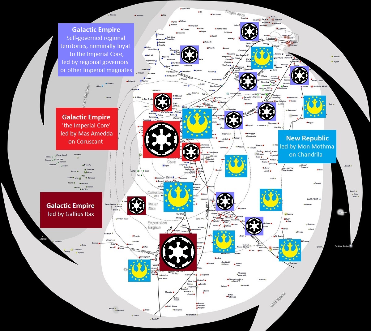 Galactic Civil War Map, Final Year