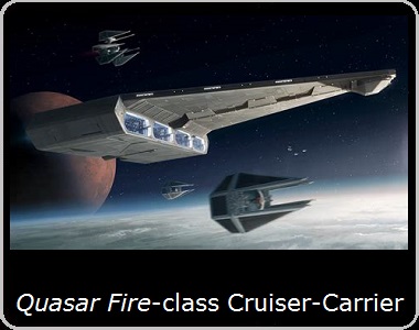 Quasar Fire-class Cruiser-Carrier