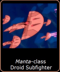 Manta-class Droid Subfighter