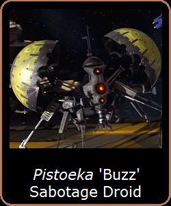 Pistoeka Buzz Sabotage Droid