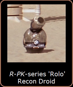 R-PK-series Rolo Recon Droid