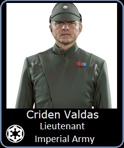 Lieutenant Criden Valdas