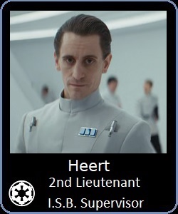Lieutenant Heert, ISB Supervisor