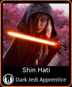 Dark Jedi Apprentice Shin Hati