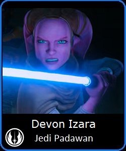 Jedi Padawan Devon Izara