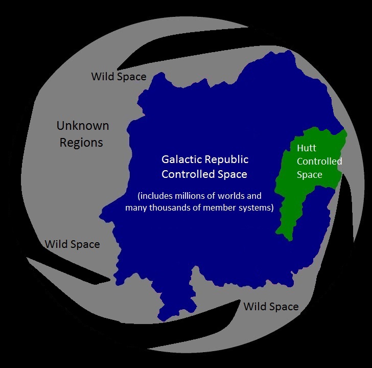 Star Wars Galaxy Republic Map