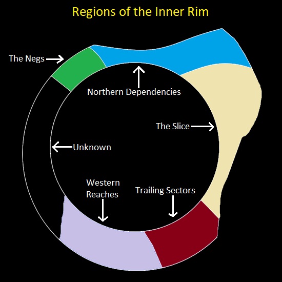 Star Wars Inner Rim Regions Map