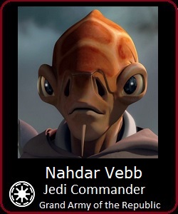 Jedi Commander Nahdar Vebb