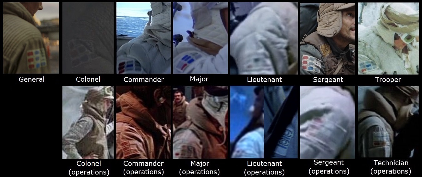 Rebel Alliance Rank Insignia, Canon
