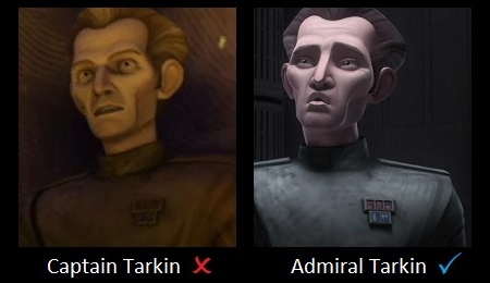 Captain Tarkin rank insignia
