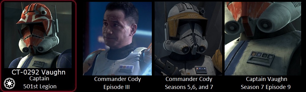 Captain Vaughn insignia error
