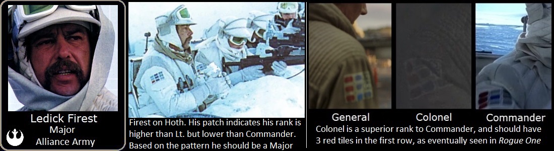 Ledick Firest rank, Rebel Alliance