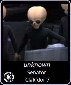 Clak'dor 7 Bith Senator