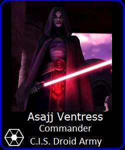 Commander Asajj Ventress