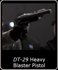 DT-29 Heavy Blaster Pistol