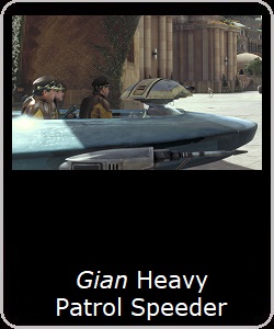Gian Heavy Patrol Speeder
