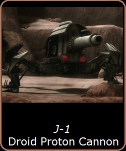 J-1 Droid Proton Cannon