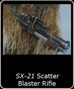 SX-21 Scatter Blaster Rifle