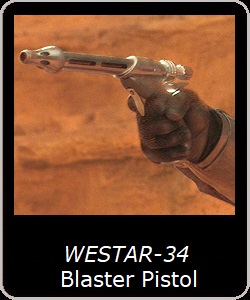 WESTAR-34 Blaster Pistol
